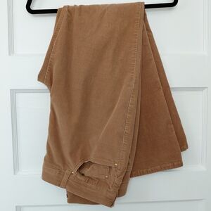 Jones New York Tan Corduroy Trousers